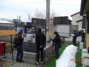 非常用発電機設置